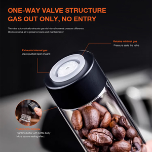 Kitchen Coffee Bean Storage Container Magnetic Single Dose Absorbing Transparent Glass Rack Coffee Bean Dispensing Tube - Product Image 6