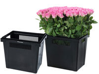 Vente aux enchères de fleurs en plastique seau danois vente en gros