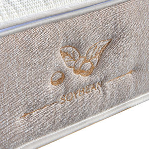 Matelas à ressorts ensachés en tissu de coton et de lin respirant absorbant l'humidité, épaisseur de 24 cm, disponible en taille Queen et King - Product Image 4