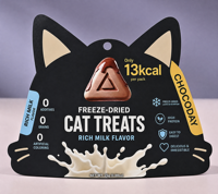 Sachet d'emballage personnalisé pour friandises lyophilisées pour chats, pochette autoportante en aluminium avec fermeture éclair refermable pour aliments et collations pour animaux de compagnie