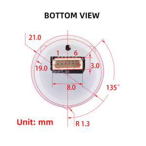 Módulo de Sensor de Huella Dactilar Capacitivo S80R, Capacidad para 50 Huellas, Corriente de 6μA, Activación Táctil para Dispositivos IoT de Bajo Consumo - Product Image 4