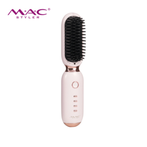 Cepillo Alisador de Cabello Inalámbrico <span class=keywords><strong>MAC</strong></span>, Recargable de 6000 mAh, 3 Ajustes de Temperatura, Iones Negativos, Peine Alisador Portátil para Viajes - Product Image 4