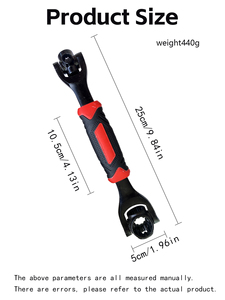 Juego de llaves de tubo de acero al carbono DIY de extremo abierto para reparación de automóviles, medición métrica, caja de llaves combinadas de tubería personalizable OEM - Product Image 2