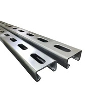 Perfil de Acero al Carbono ASTM P1100 Unistrut 1 5/8x1 5/8 12 Ga 10ft 20ft con Ranuras, Servicios de Corte, Doblado y Soldadura