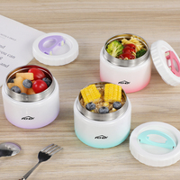 Aohea Vente en gros de pot alimentaire isolé sous vide en acier inoxydable 304 Boîte à lunch et à soupe de qualité alimentaire Conteneur thermos