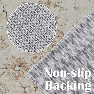 Alfombra JINCHAN Sostenible Estilo <span class=keywords><strong>Lima</strong></span> con Diseño Floral, Lavable, Resistente a las Manchas, Ultrafina, para Dormitorio - Product Image 6