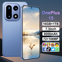 Téléphone 5G One Plus15 Tendance 2026 – Haute Performance 5G, Écran 7,3 Pouces, Stockage 16 Go + 1 To, Reconnaissance Faciale, Style Professionnel