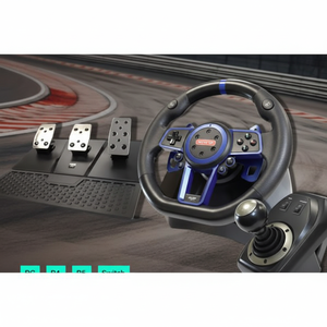 Volant M111 pour simulateurs de course automobile avec retour de force sur les pédales - Product Image 1