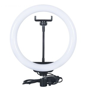 10 pulgadas Selfie anillo llenar de luz LED con soporte de escritorio soporte para teléfono celular - Product Image 3