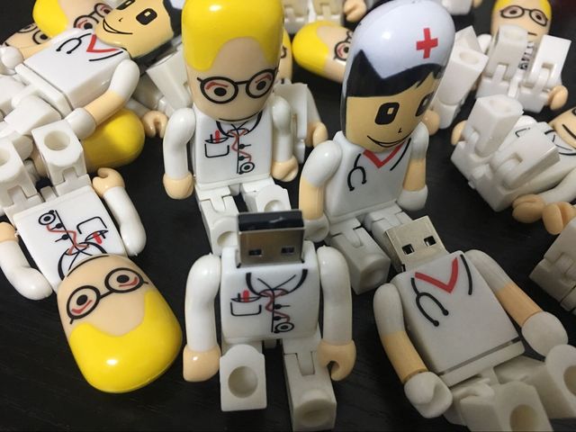 Doctor Nurse Shape Usb Memory Stick Hospital Gift Dentist 4GB8GB16GB USB Flash Drive Tooth Shape USB