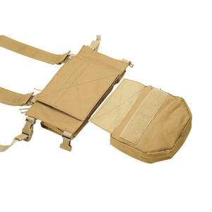 전술 MOLLE 체스트 리그 아웃도어 헌팅 조끼 6개의 탄창 파우치 포함 조정 가능한 전투용 캐리어 듀티/페인트볼용 - Product Image 6
