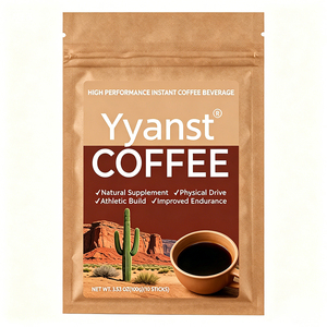 Bebida de Café Instantáneo de Alto Rendimiento, 10 Sobres de 100g, Bebida Natural para el Apoyo Diario de Vitalidad y Resistencia - Product Image 1
