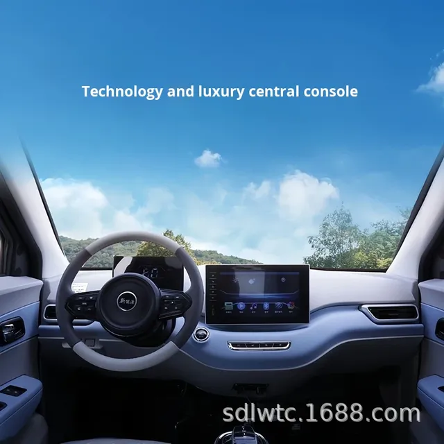 Old Man Happy Electric Four-Wheel Low-Speed Commuter Car for Elderly Women New Energy Small Hybrid Household 1500W
