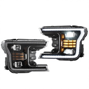 Conjunto de Faros Delanteros para Automóvil F150 18-20 con Luz Direccional LED y Luz de Conducción, 12V 50W 5000LM, Alto Flujo Luminoso 4600LM - Product Image 3
