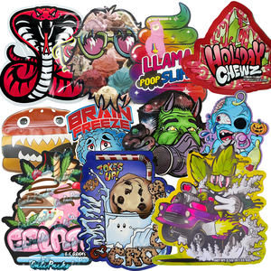 Bolsas Mylar Troqueladas Personalizadas de 3.5g con Forma Especial, Cierre a Prueba de Niños, Holográficas y Acabado UV Localizado - Product Image 2