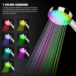Pommeau de Douche LED Lumineux à Détection Automatique 7 Couleurs Changeantes pour Décoration de Salle de Bain - Product Image 3