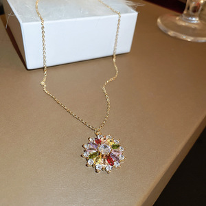 Cổ Điển Tòa Phong Cách Của <span class=keywords><strong>Ruby</strong></span> Kim Cương Vòng Cổ Bông Tai Vòng Cổ Bông Tai Pha Lê Rhinestone Cổ Áo Chuỗi Đồ Trang Sức Sang Trọng Thiết Lập - Product Image 6