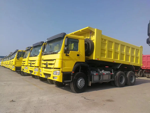 Camion benne d'occasion 6x4 Howo Sinotruk 371ch à bas prix, camion lourd d'occasion à vendre - Product Image 2