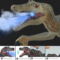 2024 gros enfants RC animaux jouets ensemble infrarouge télécommande Spinosaurus avec pulvérisation sonore électrique Simulation en plastique