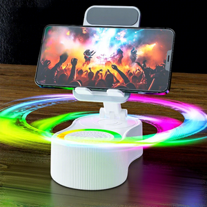 Soporte de Escritorio Portátil Flexible 5 en 1 con Banco de Energía, Tira de Luz RGB, Altavoz, Soporte para Teléfono, Altavoz Inalámbrico para Transmisión en Vivo - Product Image 5