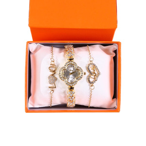 Women's Jewelry <b>Set</b> Bracelet <b>Watch</b> With Rhinestones Heart Shape Gift For Mother Day Birthday Valentine - Product Image 2