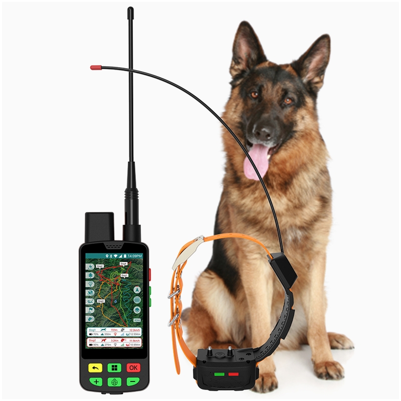 Ожерелье Smart Dog GPS форм-фактор: компактная антенная решетка GNSS + Сменные статические амортизаторы и светодиодный маяк