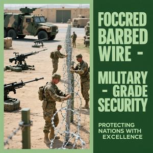 <span class=keywords><strong>Fil</strong></span> de fer barbelé en acier inoxydable galvanisé avec service de découpe - Clôture durable et protection de sécurité - Product Image 6