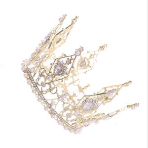 Couronne de diadème de mariée argent, style rétro, diadème de mariée, mariage, <span class=keywords><strong>demoiselle</strong></span> <span class=keywords><strong>d</strong></span>'<span class=keywords><strong>honneur</strong></span>, en cristal, HA-451 - Product Image 1