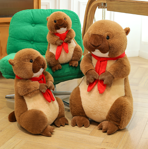 Cute Brown Beaver <strong>Plush</strong> Toy Children Toys <strong>Custom</strong> Stuffed Animal High Quality <strong>Soft</strong> Pillow <strong>Cushion</strong> - Product Image 3