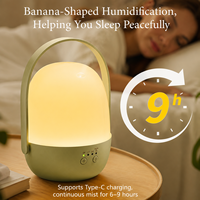 Nouvel Arrivage – Lampe Portable à Chargement USB, Moule Exclusif Usine, Humidificateur d'Arômes, Veilleuse à Minuterie pour Usage Domestique