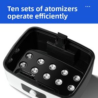 Nouvel humidificateur ultrasonique industriel antistatique de qualité commerciale en plastique, alimenté par courant alternatif, silencieux 36-45 dB, capacité 30 L, pour supermarchés