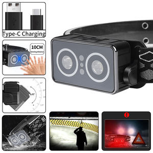 Cross-border new product LED sensor headlight built-in battery TYPE-C rechargeable 45° adjustable work <b>light</b> - Product Image 1