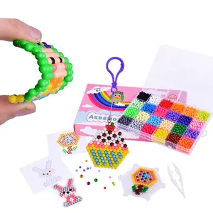 Groothandel Diy Multi-Kleuren Baby Kinderen Kids Magic Water Fuse Kralen Educatief Speelgoed Voor Kinderen 2023