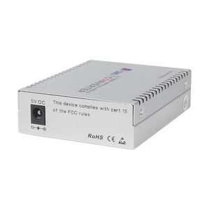 Convertidor de Medios Gigabit Ethernet 1RJ45 + 1SFP, Fibra Dual Multimodo 850nm 0.5km - Product Image 1