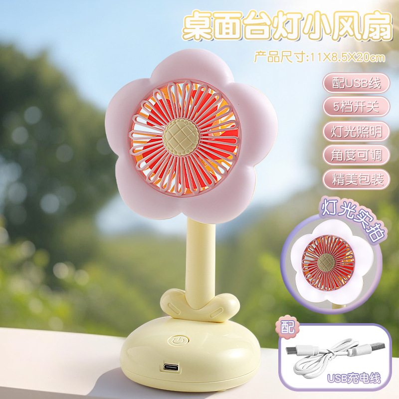 Yellow USB rechargeable [can also provide illumination]