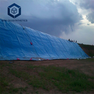 Hpde <span class=keywords><strong>geomembrane</strong></span> màu xanh Pond Liner 35 mil HDPE geomembranes không thấm nước hồ bơi - Product Image 3