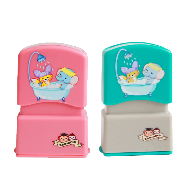 Индивидуальные милые водонепроницаемые штампы для студентов, детская одежда, штамп с именем для детской одежды