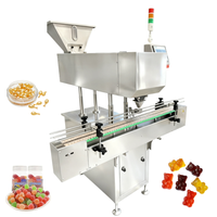 Machine de comptage et d'emballage automatique de bonbons gélifiés en forme d'ours à 12 canaux, haute précision, 3000 B/H, nouveau produit