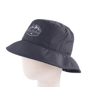 Sombrero de Pesca para Actividades al Aire Libre, Estilo <span class=keywords><strong>Bucket</strong></span>, Color Gris, Tejido Ligero, Parche de Silicona, Protección Solar, Impermeable - Product Image 6