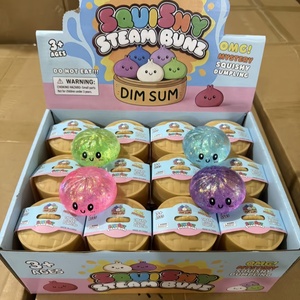 Lot de jouets Squishy en forme de pain vapeur, jouets anti-stress à presser, mignons et kawaii, cadeau fantaisie pour enfants et adultes - Product Image 5