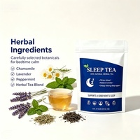 MWTEA Sachets de thé aux herbes en vrac pour le sommeil, à la camomille naturelle, pour une relaxation profonde nocturne, sans caféine, végétalien, OEM, logo personnalisé