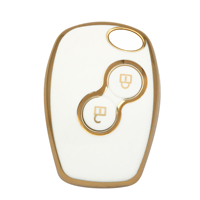 Coque de clé de voiture à distance en TPU de haute qualité pour renault Kadjar Captur megane 3 boutons étui de clé de véhicule
