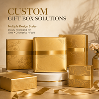 Boîte cadeau de luxe personnalisée OEM, design à taille ajustable pour l'emballage de produits de détail et l'emballage de cadeaux raffinés