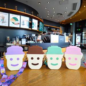 Bouteille <span class=keywords><strong>d</strong></span>'eau portable créative et mignonne en forme de dessin animé pour l'été, avec sangle, pour glaces et sucettes glacées, pour bébés, enfants, étudiants, logo personnalisé - Product Image 1