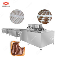 Machine automatique de fabrication de pâte de noisette au chocolat Machines de fabrication de dépôts Machine de fabrication de fèves de cacao en chocolat