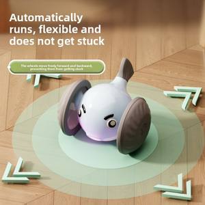 Jouet intelligent pour animaux de compagnie, voiture rotative automatique rechargeable, anti-ennui, pour chats et chiens - Product Image 3