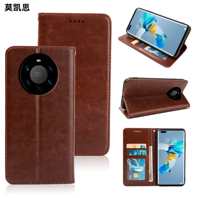 PU Leather Case With Credit Card Holder Protective Cover Cases For Huawei Nova 5 Pro 5i 5z 6 SE