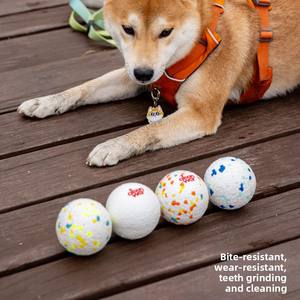 Jouet pour chien en caoutchouc silicone léger ETPU, qualité supérieure, indestructible, sûr pour les animaux, vente en gros, fournisseur d'usine - Product Image 2