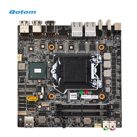 Mini PC Industrial Barebone LGA1151 de 6.ª a 9.ª Generación, Doble LAN I210, 4 Puertos COM, 8 Puertos USB, 2 DDR4, 2 HD NVME, Refrigeración Activa