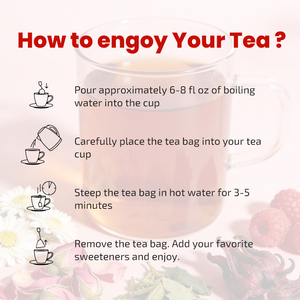 Mélange Herbal Antioxydant Éclat Floral Fruité OEM Rooibos Calendula Framboise Rose – Thé Herbal Beauté Saveur Rafraîchissante - Product Image 6